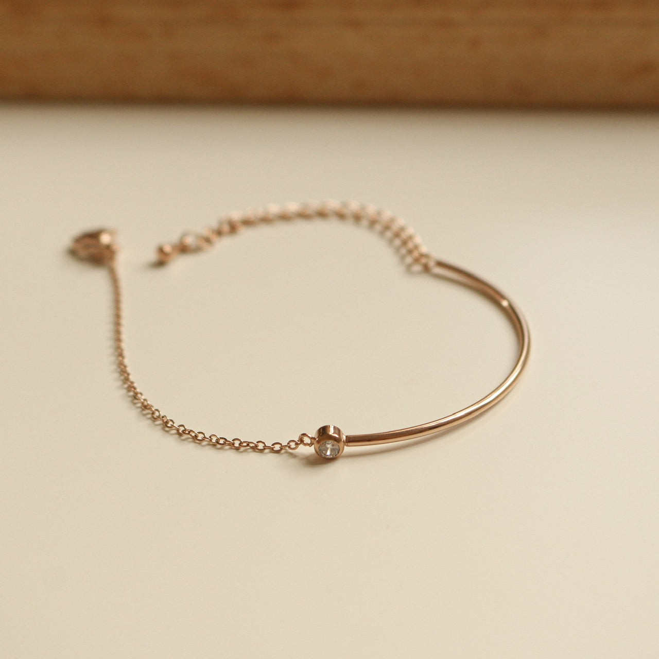 Simple rose gold best sale bracelet