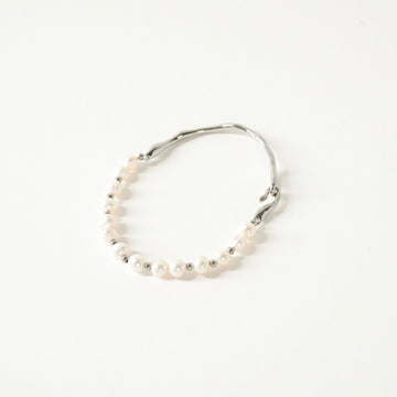 Whitney Pearl Bracelet (Silver)