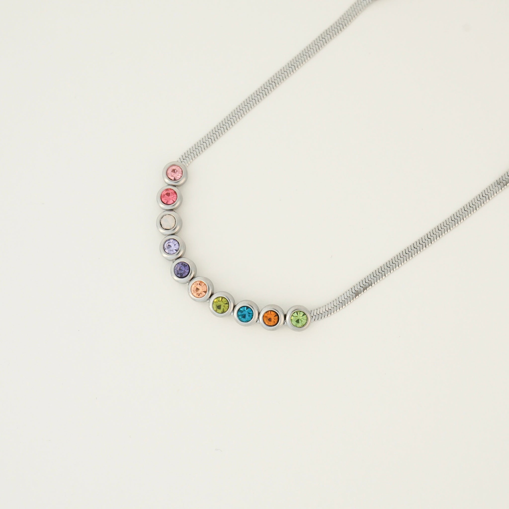 Ula Rainbow Bracelet (Silver)