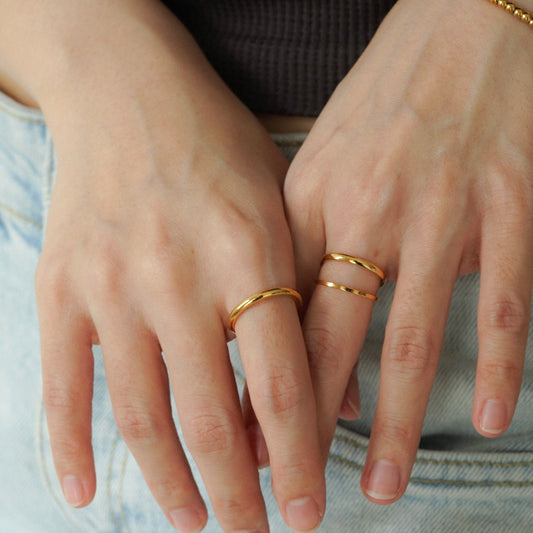 Ivey Stacker Ring (Gold)