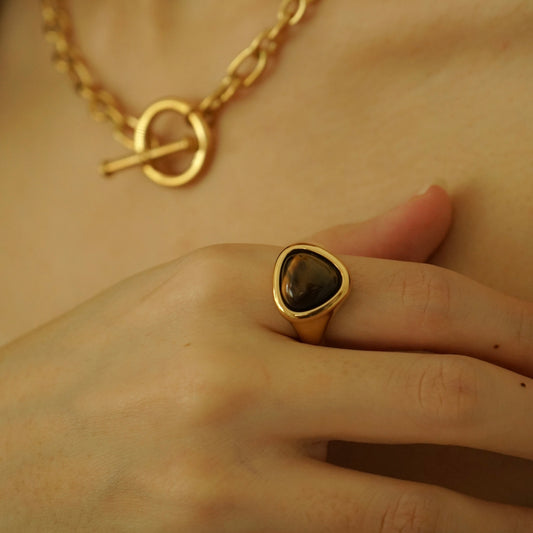 Jemma Tiger's Eye Ring