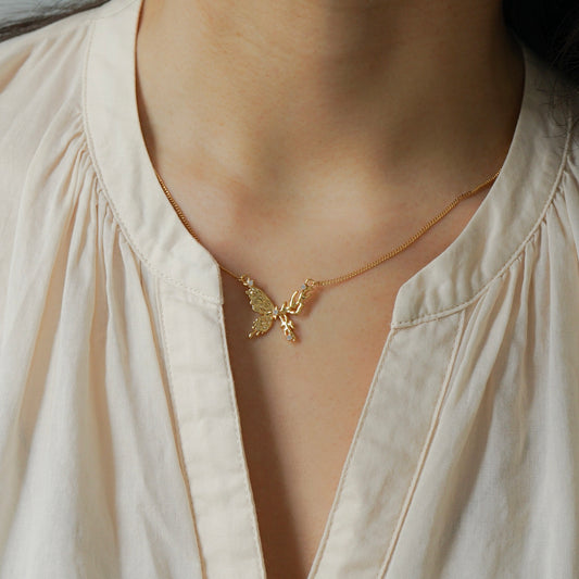 Ellis Butterfly Necklace