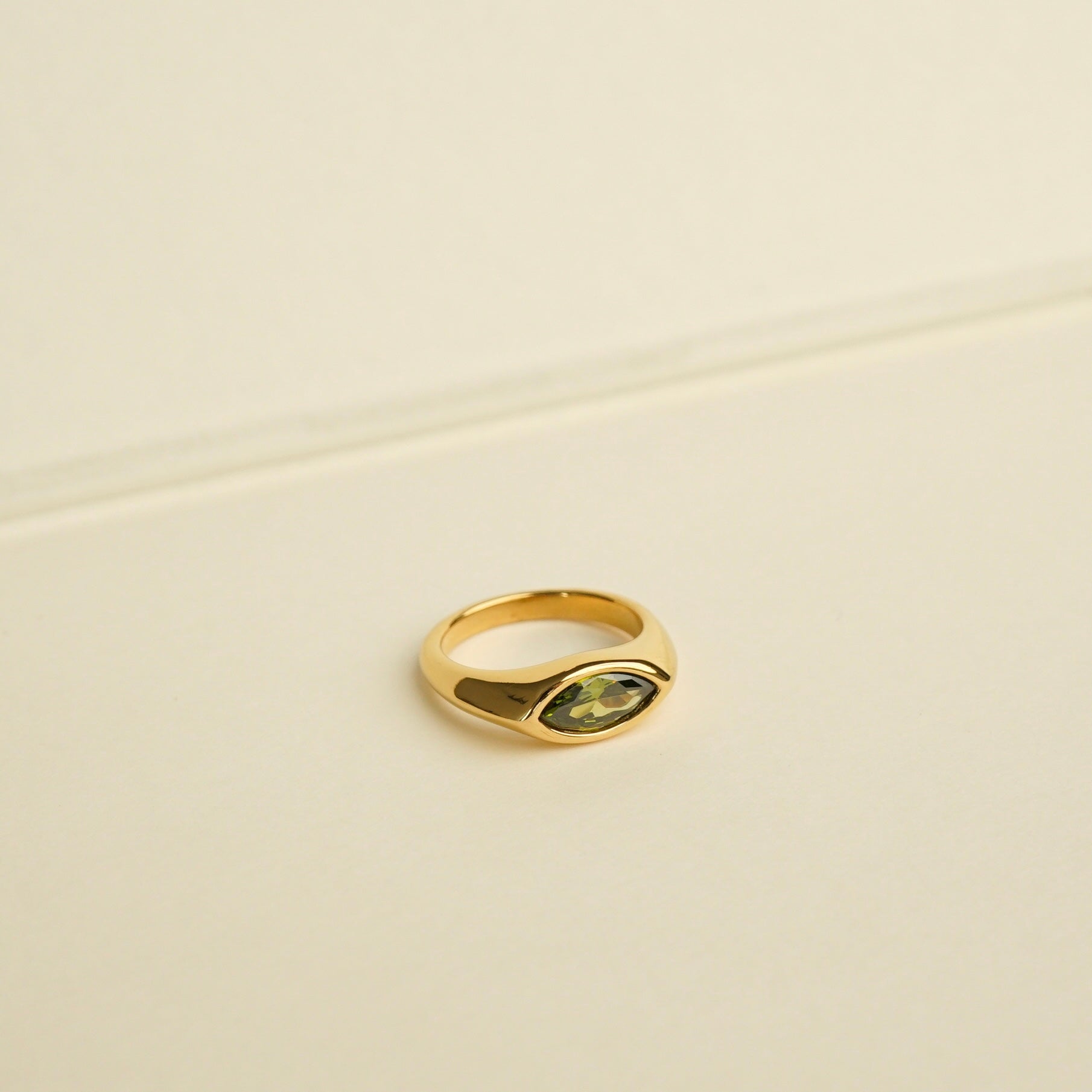 Harlem Marquise Ring (Green)