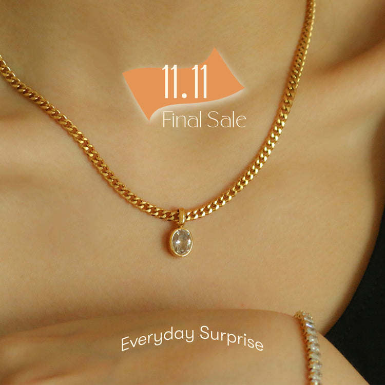 14k Gold Tiny Heart Necklace — Everli Jewelry